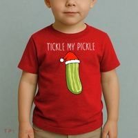 Christmas Couple Matching Tickle My Pickle Toddler T-Shirt thumb 2