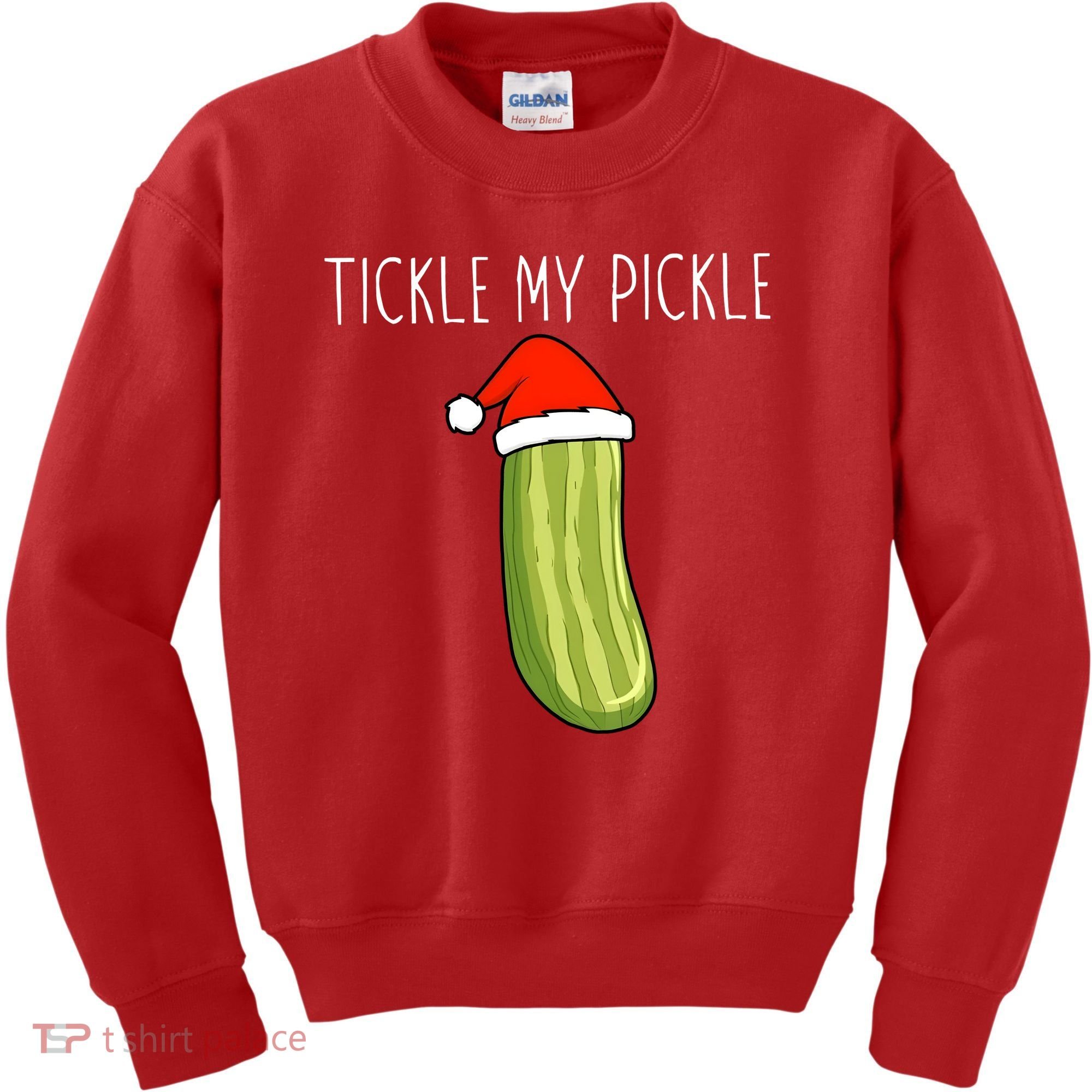 Christmas Couple Matching Tickle My Pickle Kids Sweatshirt