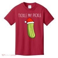 Christmas Couple Matching Tickle My Pickle Kids T-Shirt thumb 0