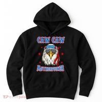 Caw Caw Motherfucker! Funny 4th Of July Patriotic Hoodie thumb 0