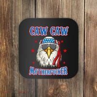 Caw Caw Motherfucker! Funny 4th Of July Patriotic Coaster thumb 0