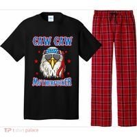 Caw Caw Motherfucker! Funny 4th Of July Patriotic Pajama Set thumb 0