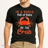 Crab Cancer Maryland Baltimore Crayfish Crabs Lobster Cooling Performance Crew T-Shirt thumb 2