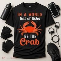 Crab Cancer Maryland Baltimore Crayfish Crabs Lobster Cooling Performance Crew T-Shirt thumb 3