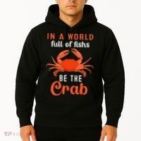 Crab Cancer Maryland Baltimore Crayfish Crabs Lobster Hoodie thumb 2