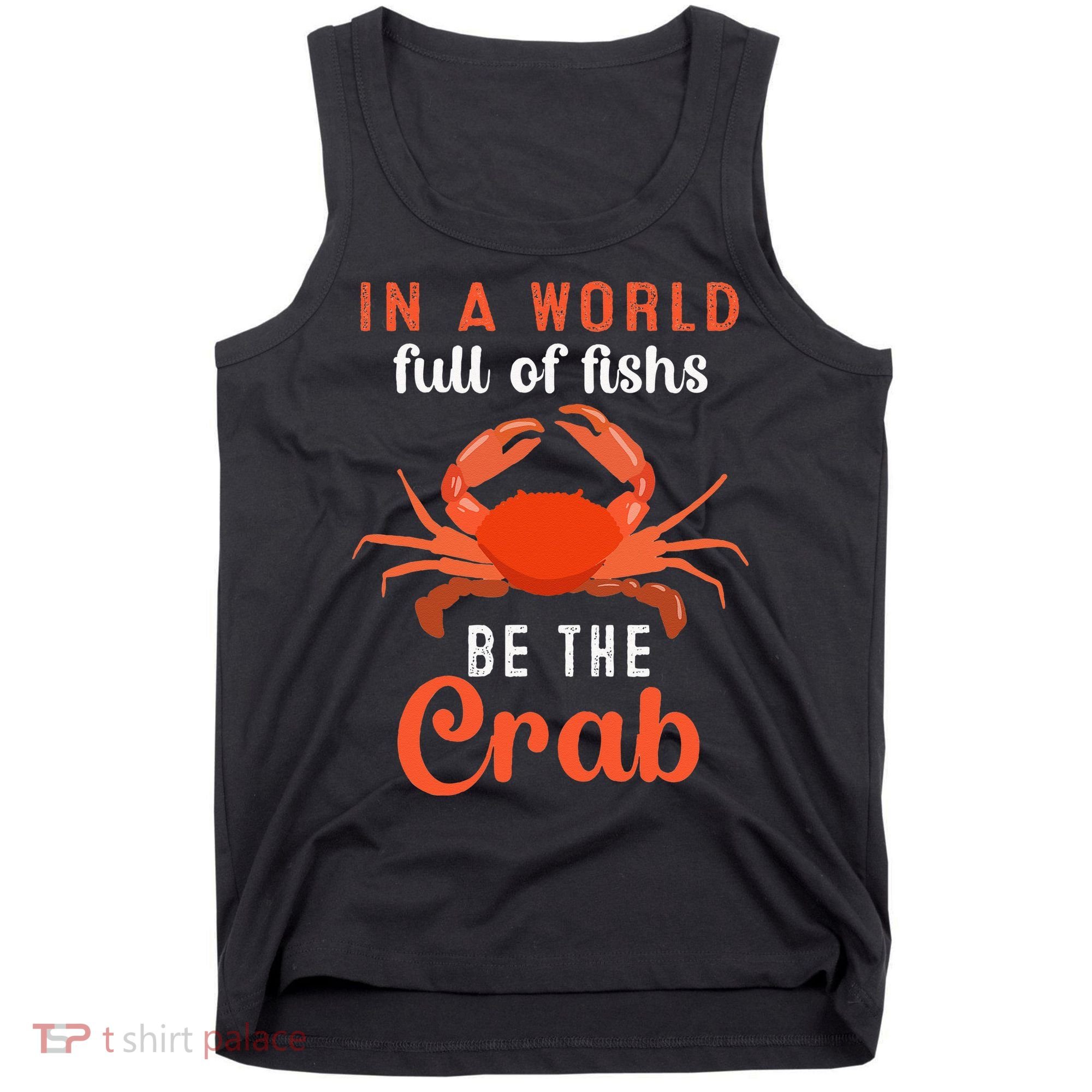 Crab Cancer Maryland Baltimore Crayfish Crabs Lobster Tank Top