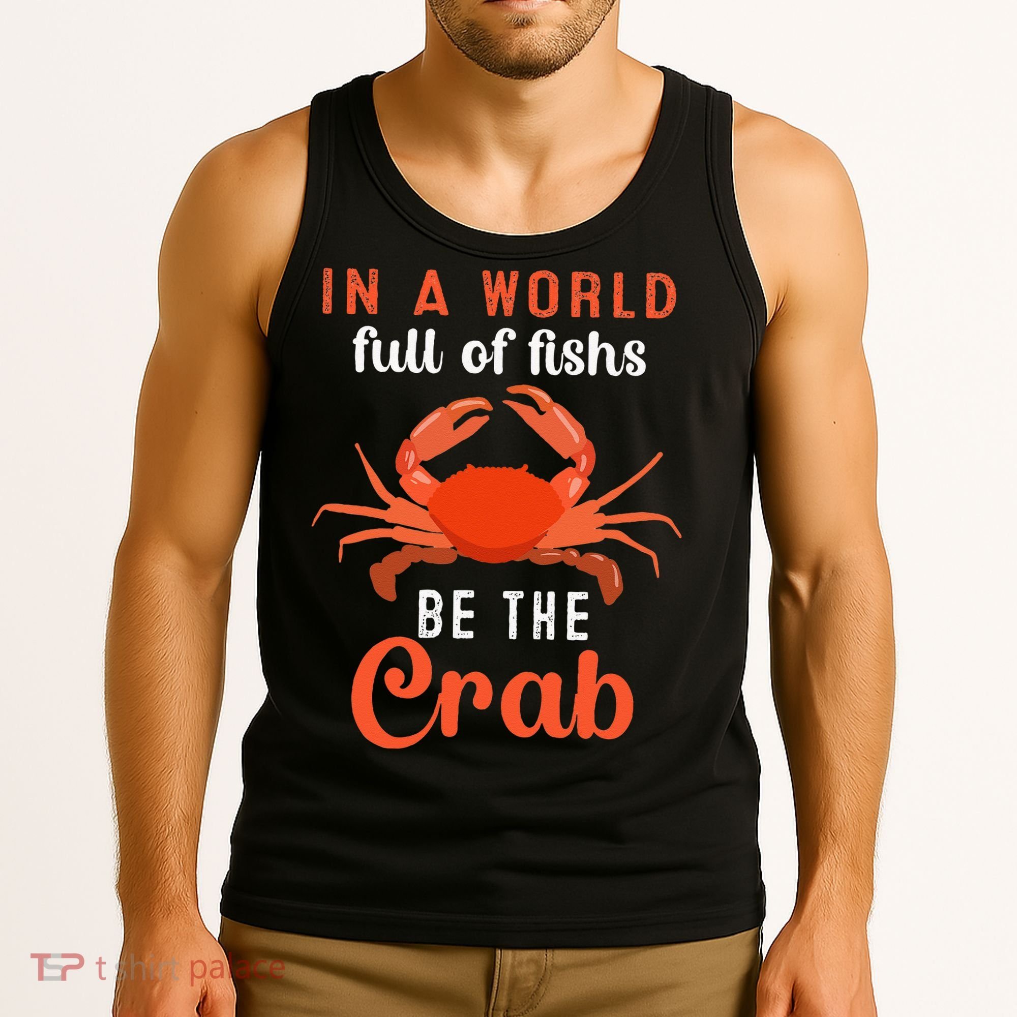 Crab Cancer Maryland Baltimore Crayfish Crabs Lobster Tank Top