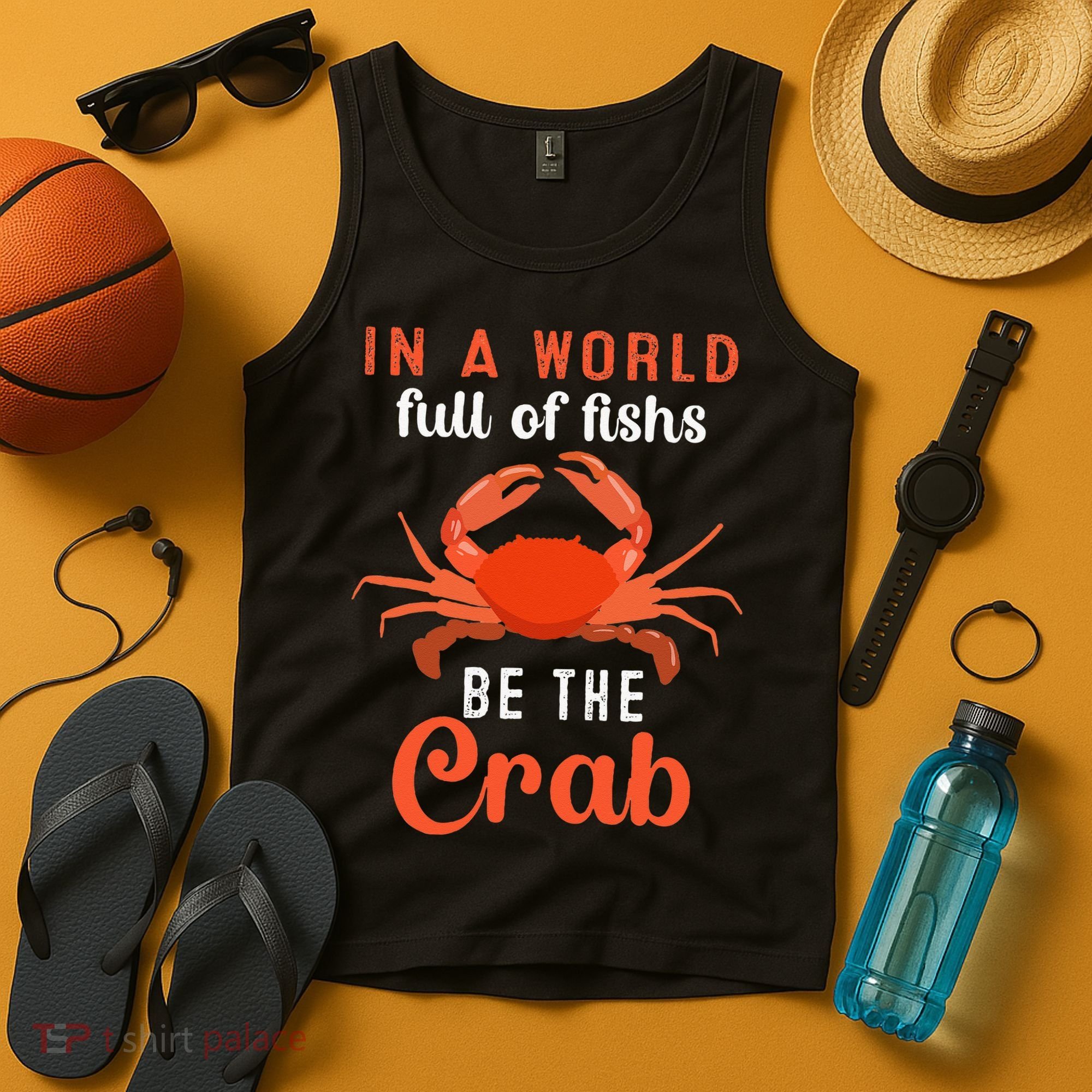 Crab Cancer Maryland Baltimore Crayfish Crabs Lobster Tank Top