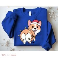 Christmas Corgi Mom Corgi Lover Xmas Light Animal Holiday Funny Gift Sweatshirt thumb 2