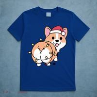 Christmas Corgi Mom Corgi Lover Xmas Light Animal Holiday Funny Gift T-Shirt thumb 5