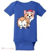 Christmas Corgi Mom Corgi Lover Xmas Light Animal Holiday Funny Gift Baby Bodysuit thumb 0