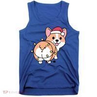 Christmas Corgi Mom Corgi Lover Xmas Light Animal Holiday Funny Gift Tank Top thumb 0