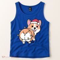 Christmas Corgi Mom Corgi Lover Xmas Light Animal Holiday Funny Gift Tank Top thumb 2