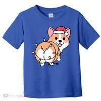 Christmas Corgi Mom Corgi Lover Xmas Light Animal Holiday Funny Gift Toddler T-Shirt thumb 0
