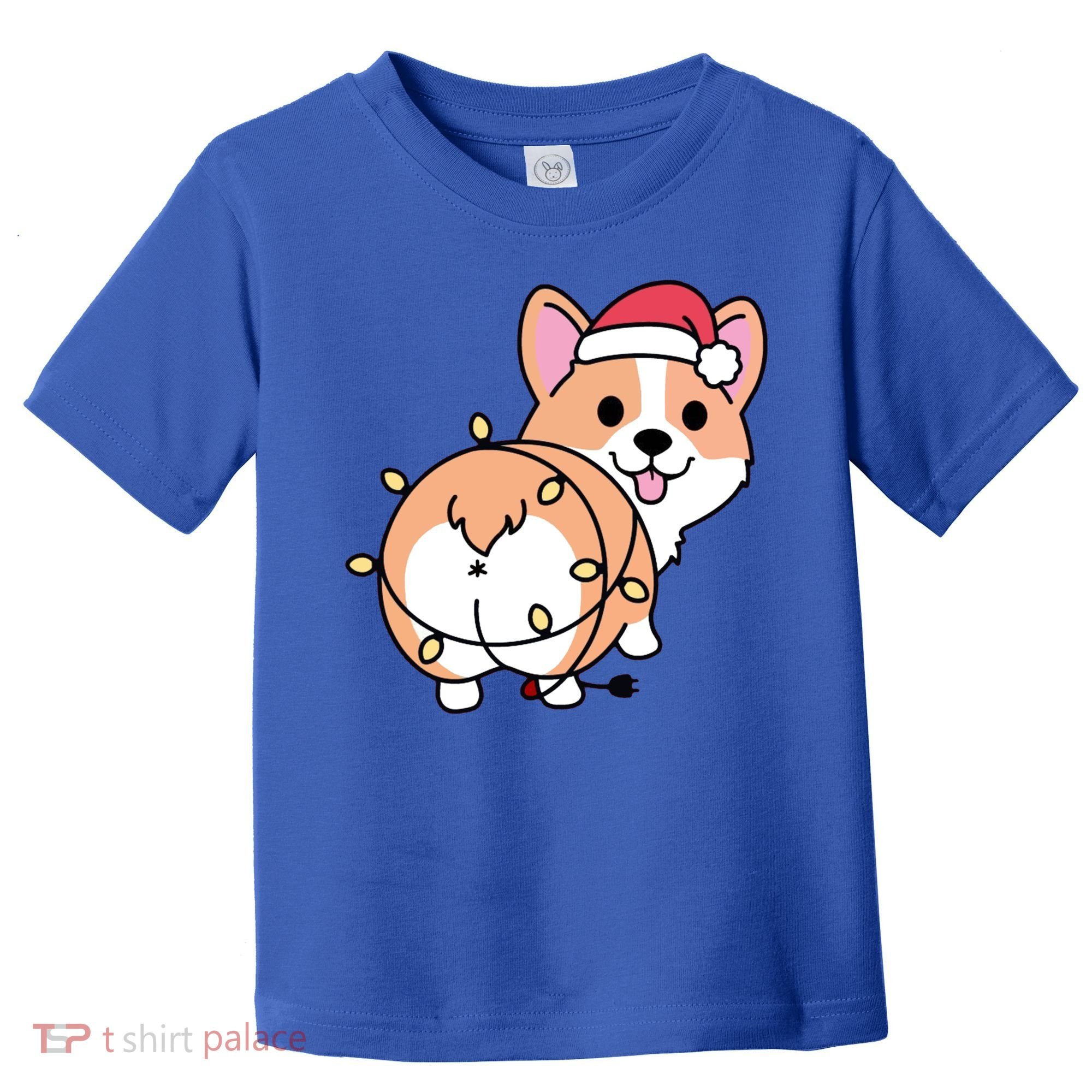 Christmas Corgi Mom Corgi Lover Xmas Light Animal Holiday Funny Gift Toddler T-Shirt