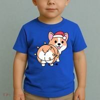 Christmas Corgi Mom Corgi Lover Xmas Light Animal Holiday Funny Gift Toddler T-Shirt thumb 2