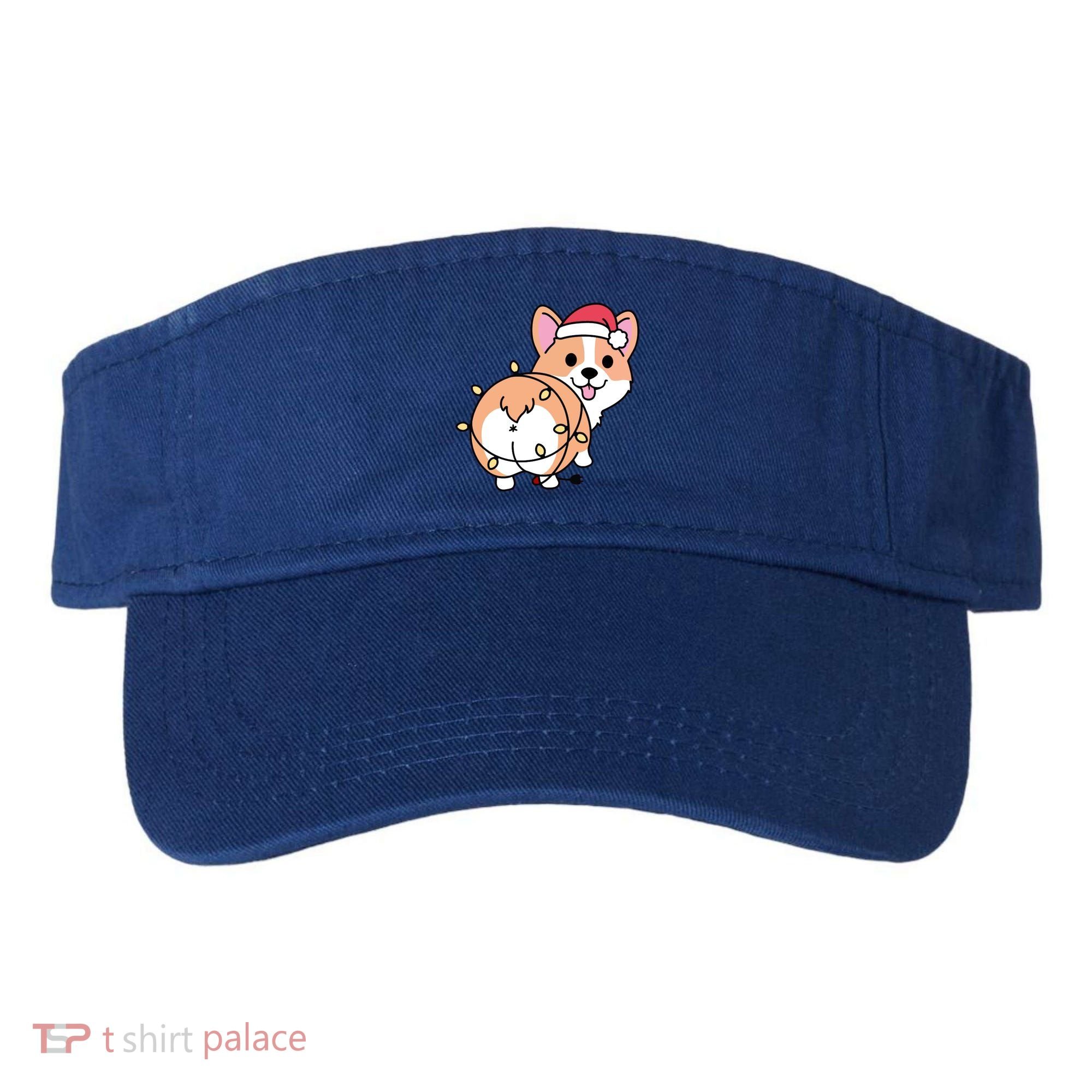 Christmas Corgi Mom Corgi Lover Xmas Light Animal Holiday Funny Gift Visor