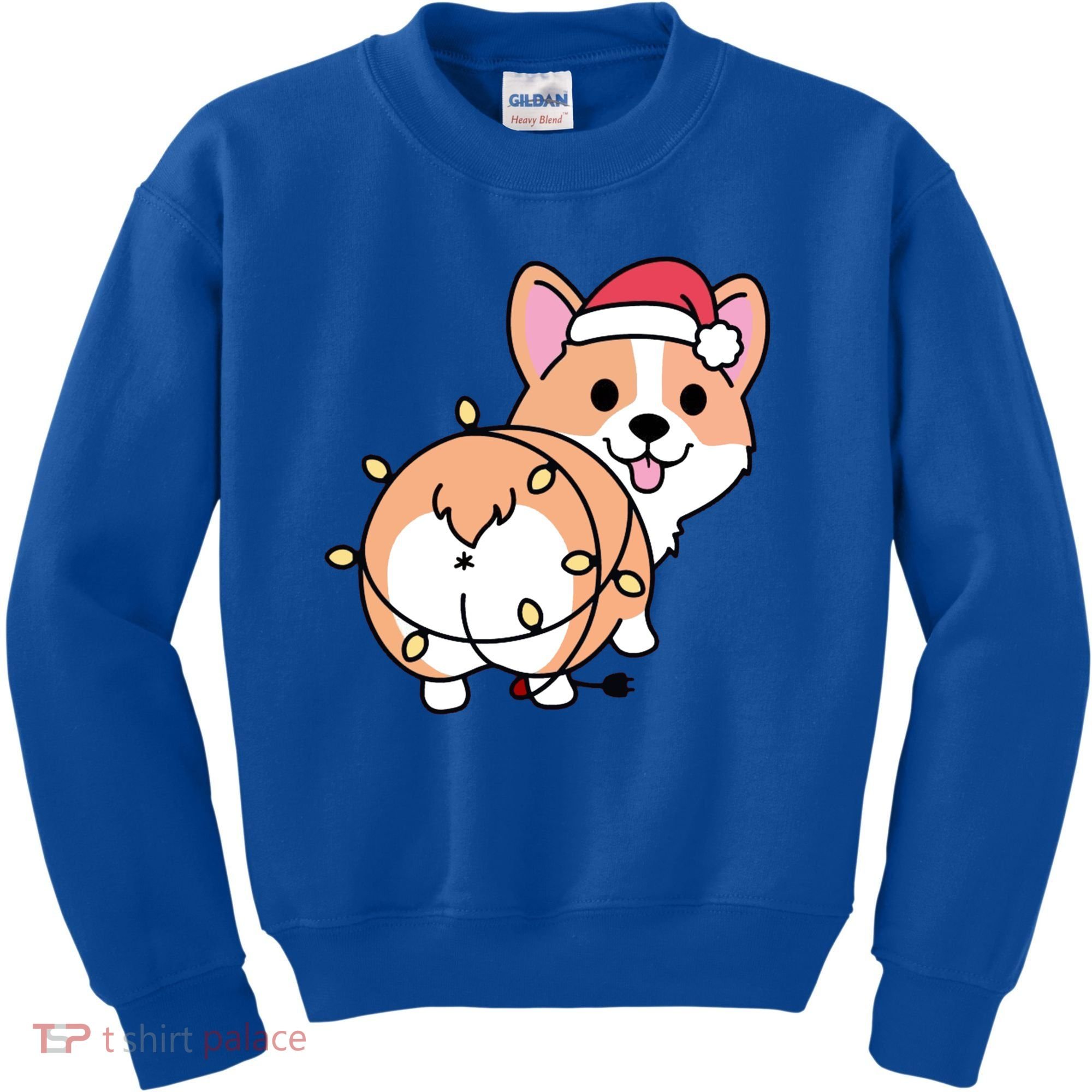 Christmas Corgi Mom Corgi Lover Xmas Light Animal Holiday Funny Gift Kids Sweatshirt