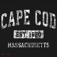 Cape Cod Massachusetts Ma Vintage Sports Established T-Shirt thumb 7