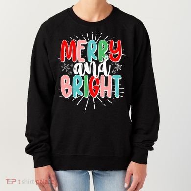 Cute Christmas Merry And Bright Women's Sweatshirt