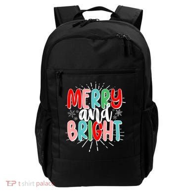 Cute Christmas Merry And Bright Backpack