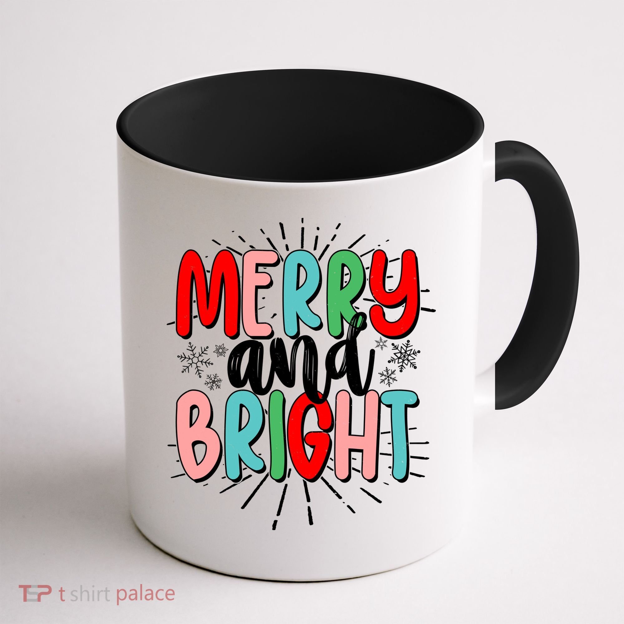 Cute Christmas Merry And Bright Coffee Mug