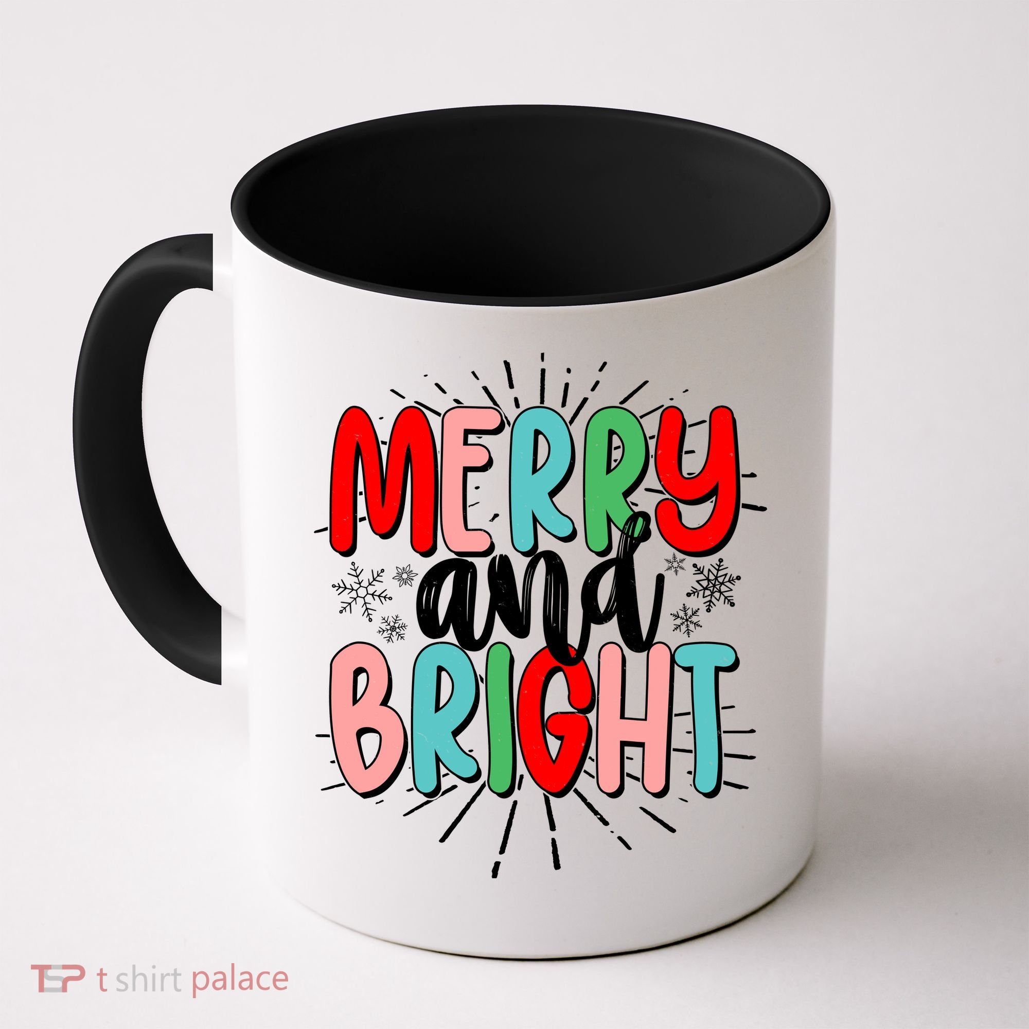 Cute Christmas Merry And Bright Coffee Mug