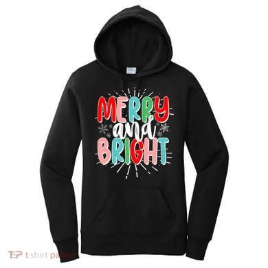 Cute Christmas Merry And Bright Women's Hoodie