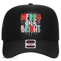 Cute Christmas Merry And Bright Hat thumb 0