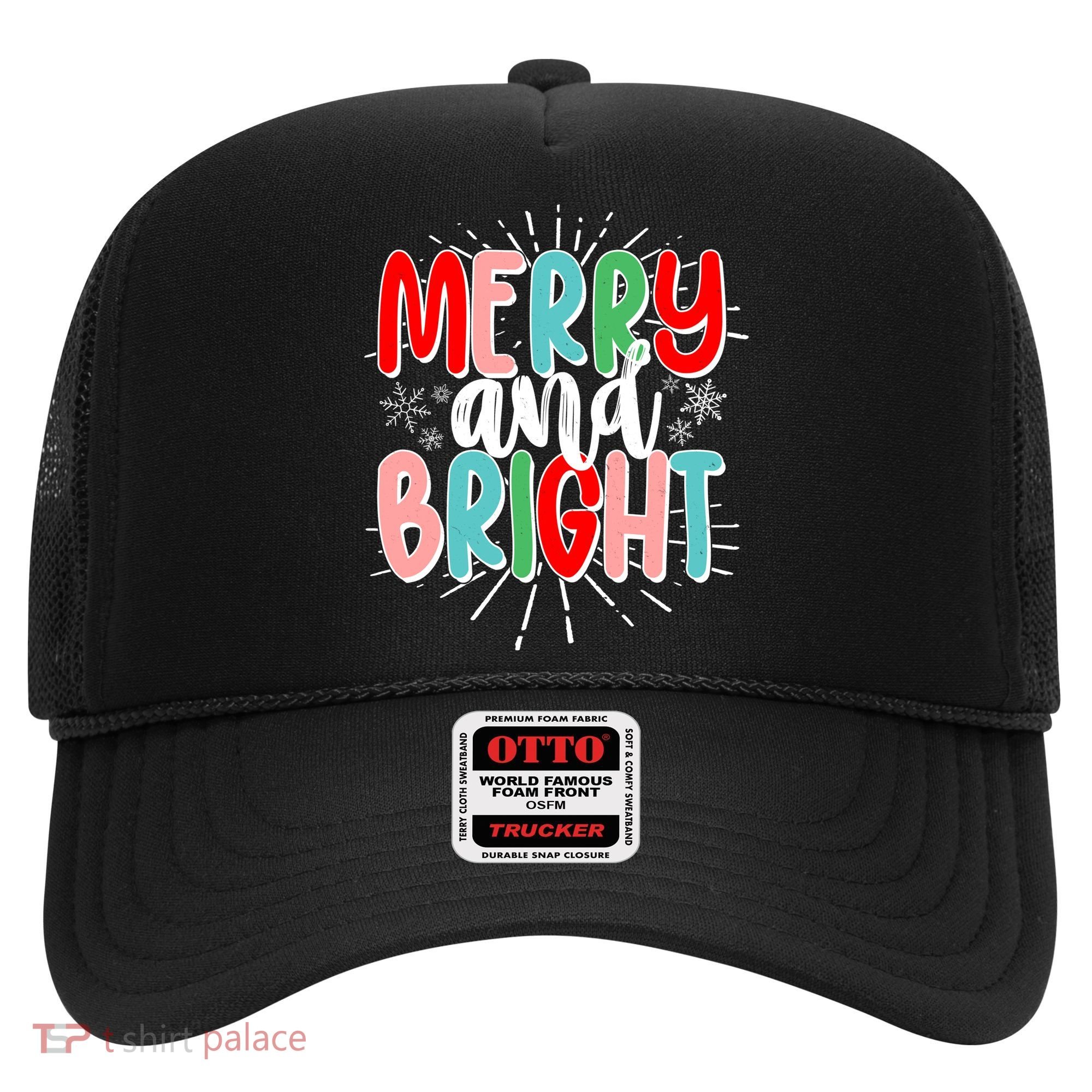Cute Christmas Merry And Bright Hat