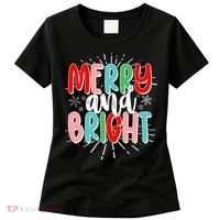 Cute Christmas Merry And Bright Women's T-Shirt thumb 0