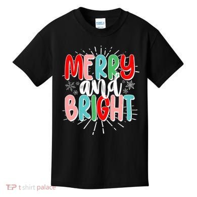 Cute Christmas Merry And Bright Kids T-Shirt