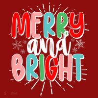 Cute Christmas Merry And Bright Long Sleeve Shirt thumb 2
