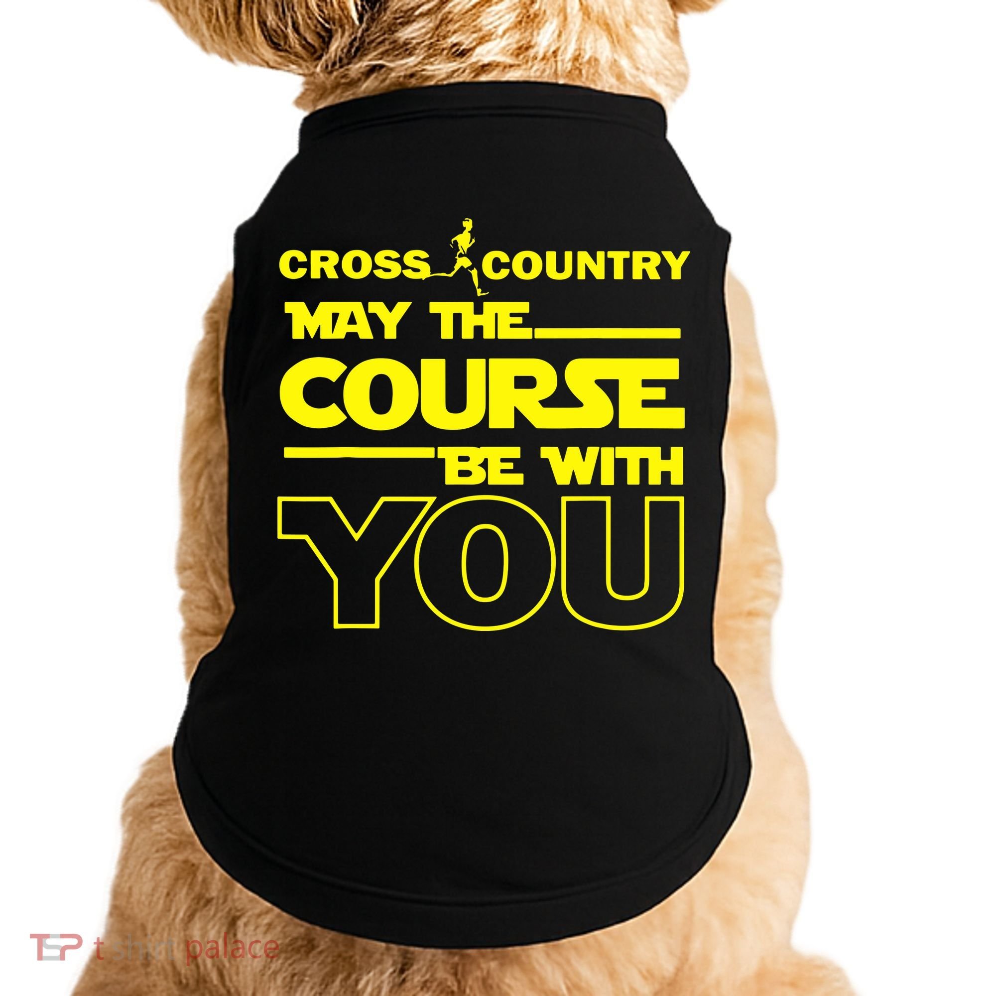 Cross Country May The Course Be With You Doggie Tank
