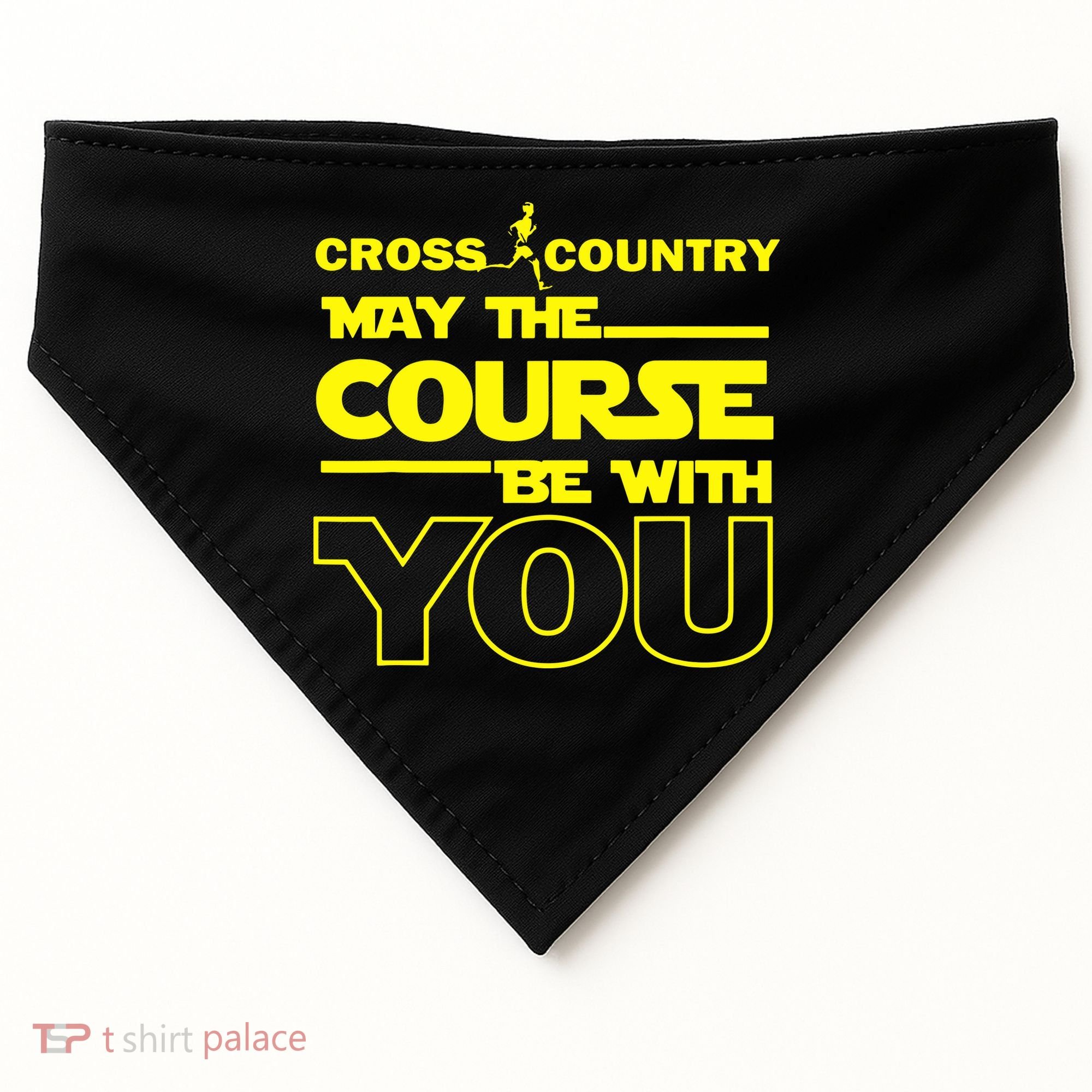 Cross Country May The Course Be With You USA-Made Doggie Bandana
