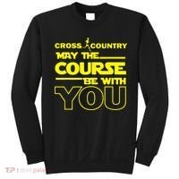 Cross Country May The Course Be With You Sweatshirt thumb 0