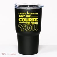 Cross Country May The Course Be With You Tumbler thumb 0