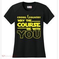 Cross Country May The Course Be With You Women's Cooling Performance Crew T-Shirt thumb 0