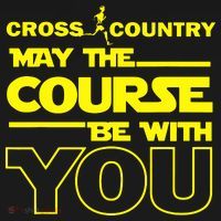 Cross Country May The Course Be With You Ornament thumb 1