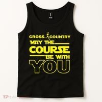 Cross Country May The Course Be With You Tank Top thumb 2