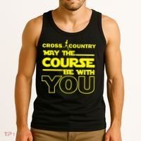 Cross Country May The Course Be With You Tank Top thumb 3