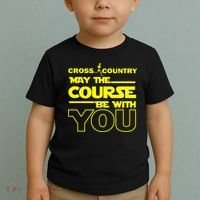 Cross Country May The Course Be With You Toddler T-Shirt thumb 2