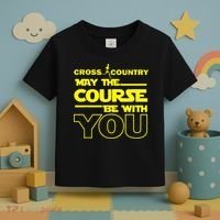 Cross Country May The Course Be With You Toddler T-Shirt thumb 3