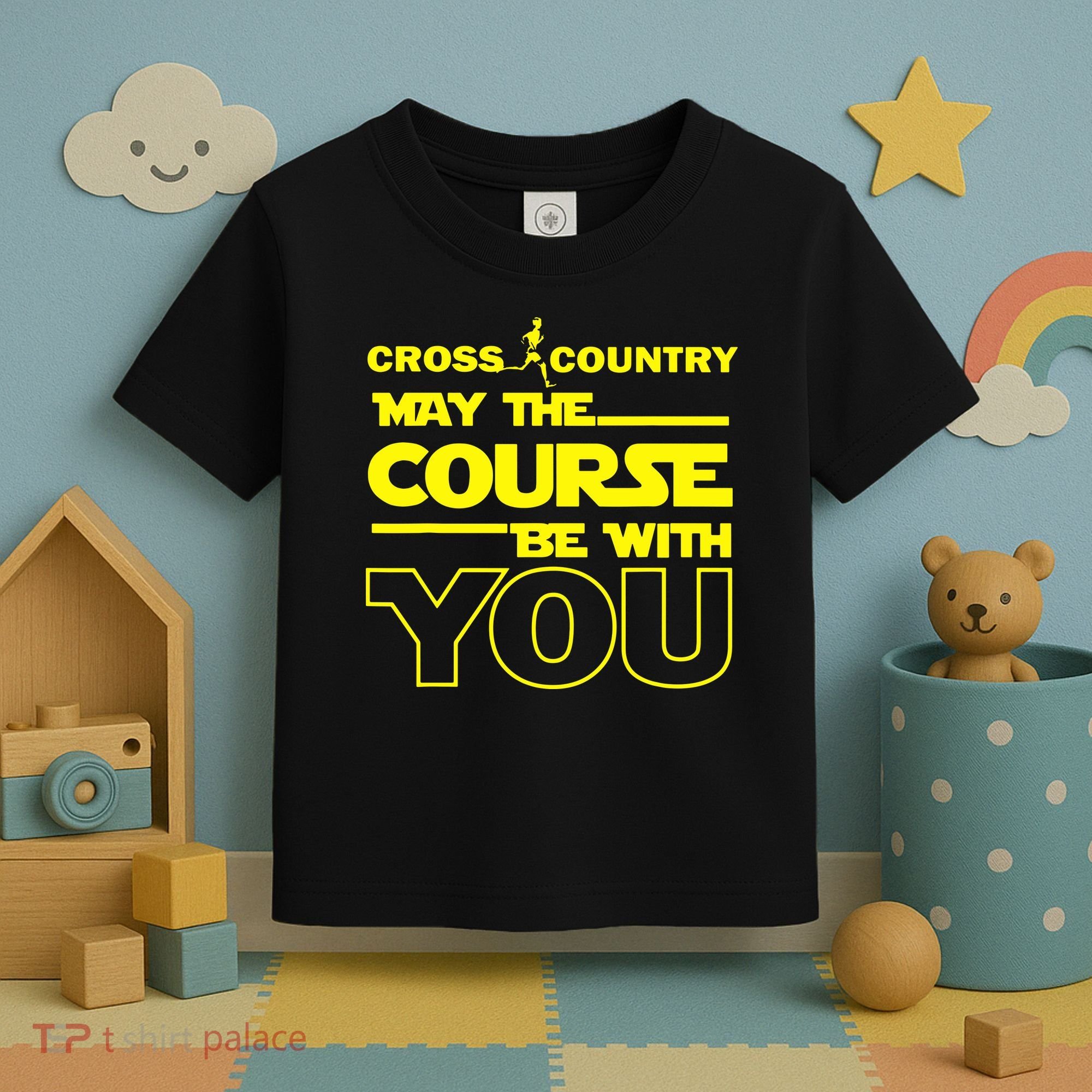 Cross Country May The Course Be With You Toddler T-Shirt