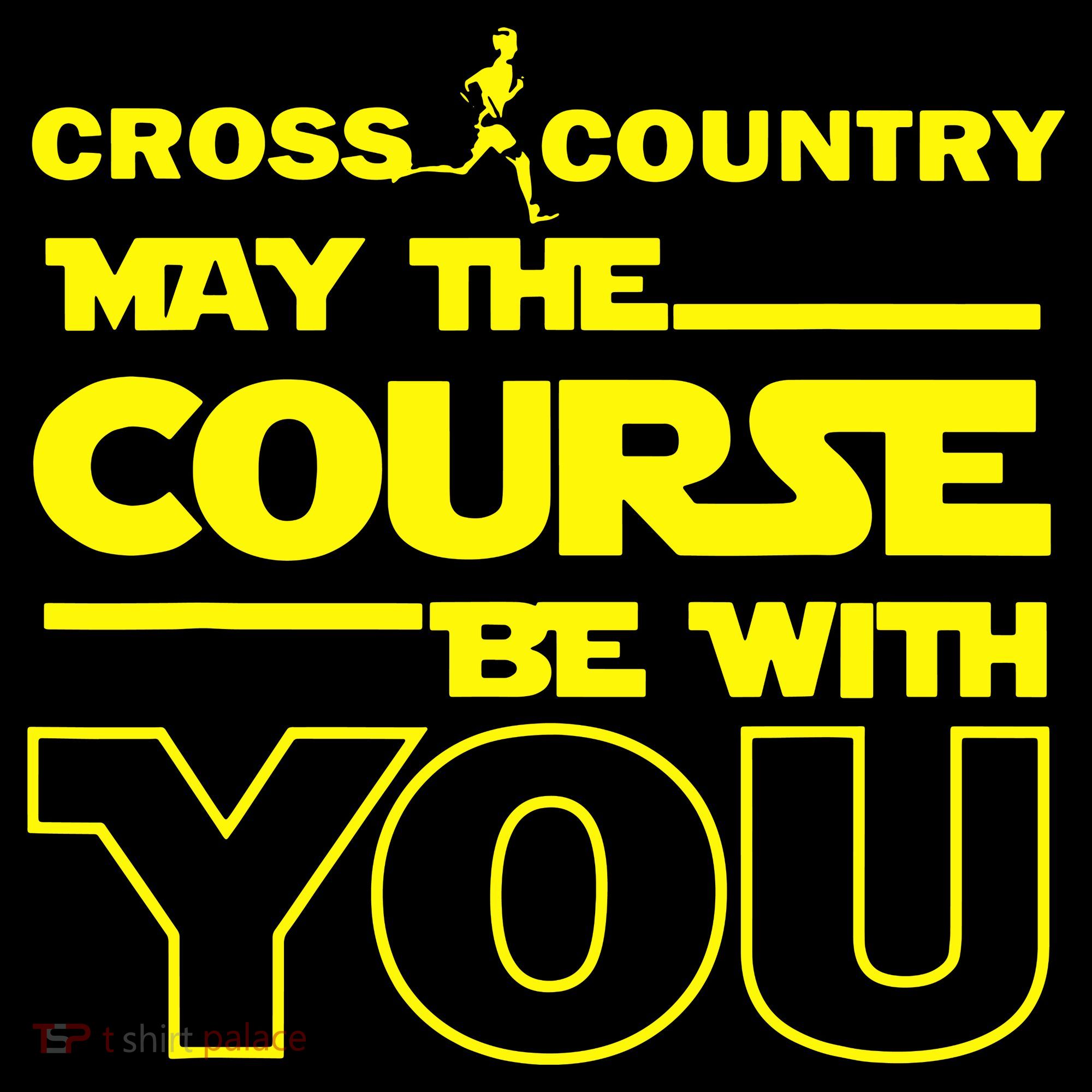 Cross Country May The Course Be With You Visor