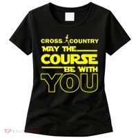 Cross Country May The Course Be With You Women's T-Shirt thumb 0