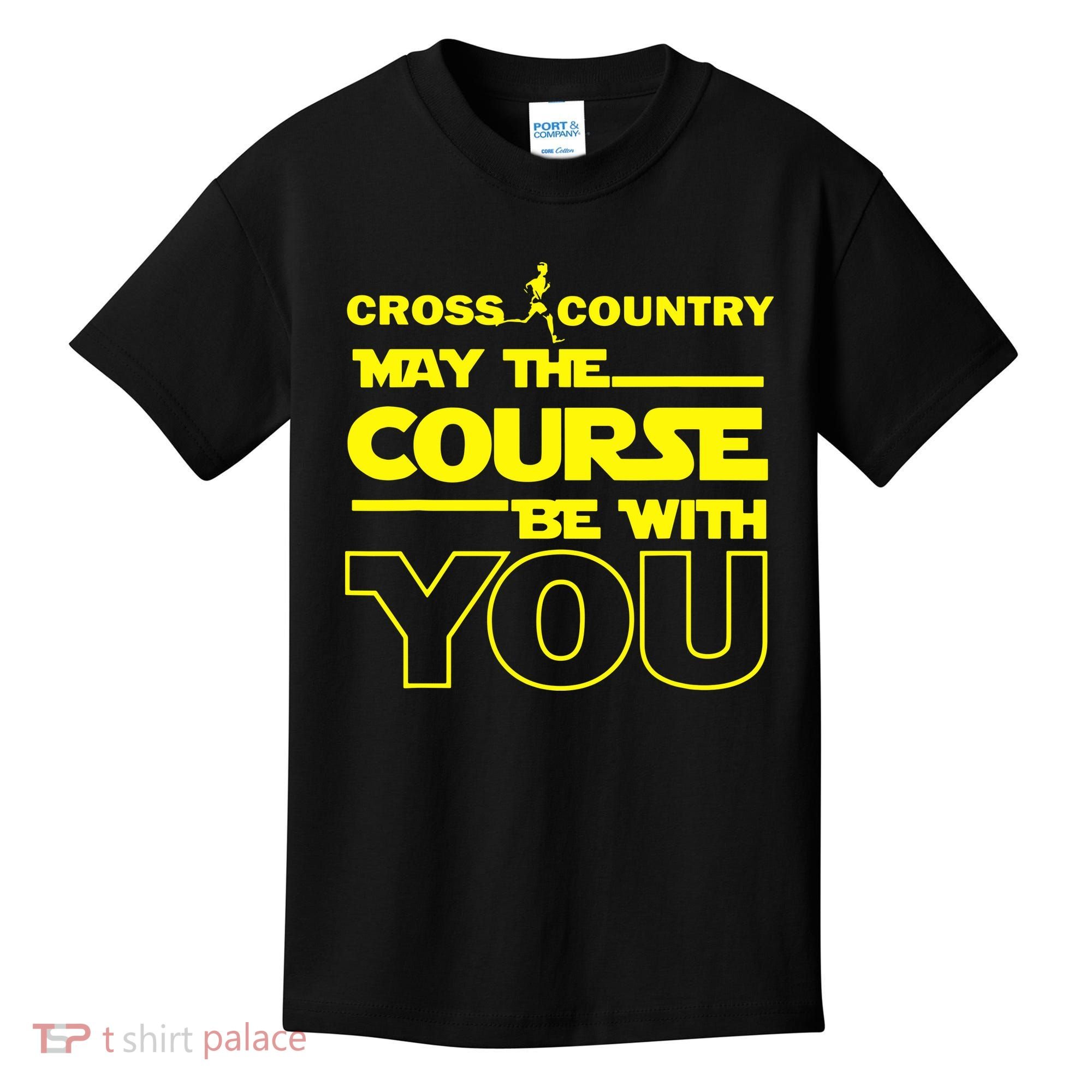 Cross Country May The Course Be With You Kids T-Shirt