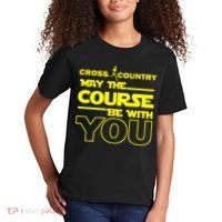 Cross Country May The Course Be With You Kids T-Shirt thumb 2