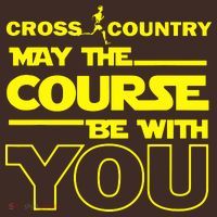 Cross Country May The Course Be With You Apron thumb 3