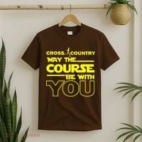 Cross Country May The Course Be With You T-Shirt thumb 2